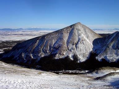 Sheep Mountain F seen from the slopes of White Ridge to the northwest