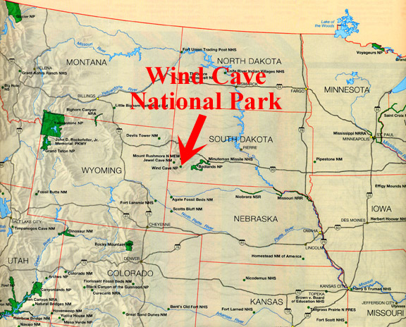 Wind Cave National Park Location