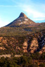 9,862-foot Cerro Pedernal in Northern New Mexico's Jemez Mountains