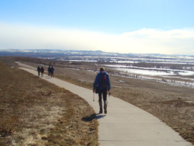 Descending to the Aboretum while heading back toward Chatfield Reservoir