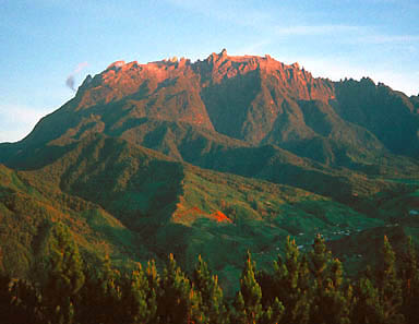 Southeast Asia's Kinabalu, 13,455 feet