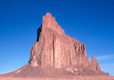 Wake up, roll over, and look at Shiprock!